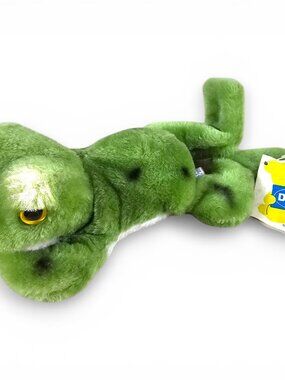Dakin Beanbags Froglegs Frog Plush Nutshell Stuffed Toy w/ Tags Vintage 1976 10"